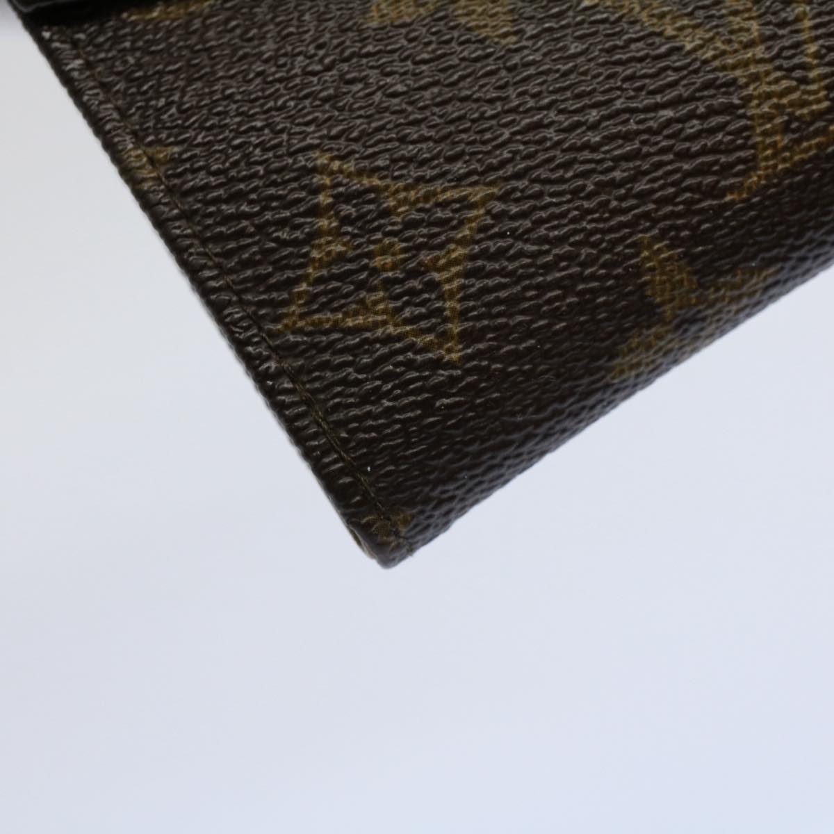 LOUIS VUITTON Monogram Porte Monnaie Bier Cartes Crdit Wallet M61652 Auth am5146