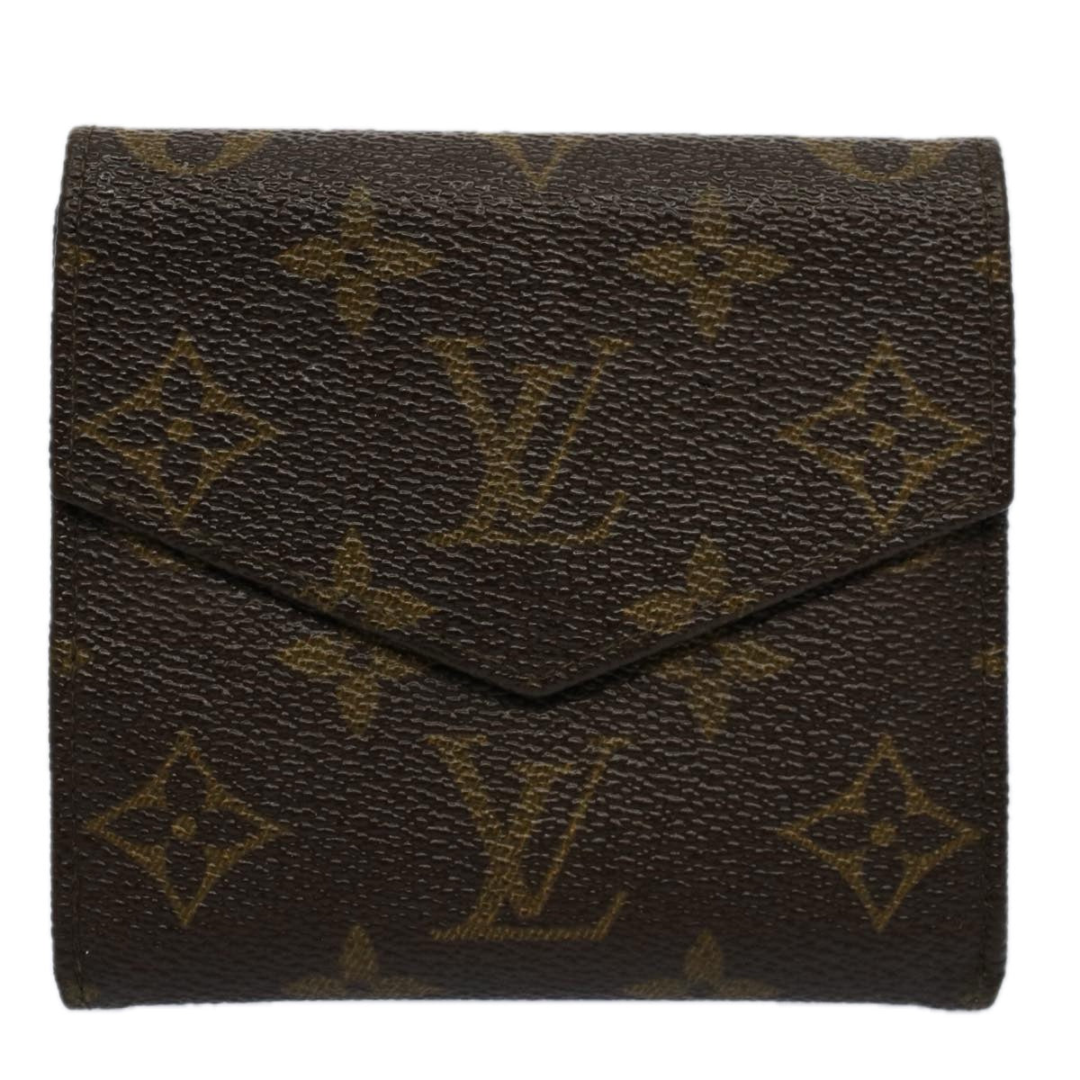 LOUIS VUITTON Monogram Porte Monnaie Bier Cartes Crdit Wallet M61652 Auth am5146