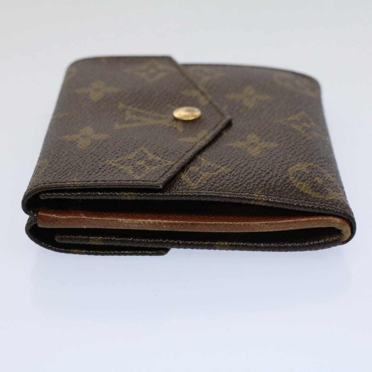 LOUIS VUITTON Monogram Porte Monnaie Bier Cartes Crdit Wallet M61652 Auth am5146