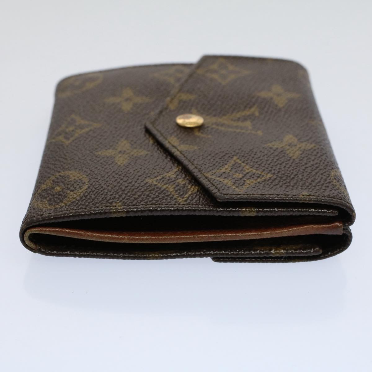 LOUIS VUITTON Monogram Porte Monnaie Bier Cartes Crdit Wallet M61652 Auth am5146