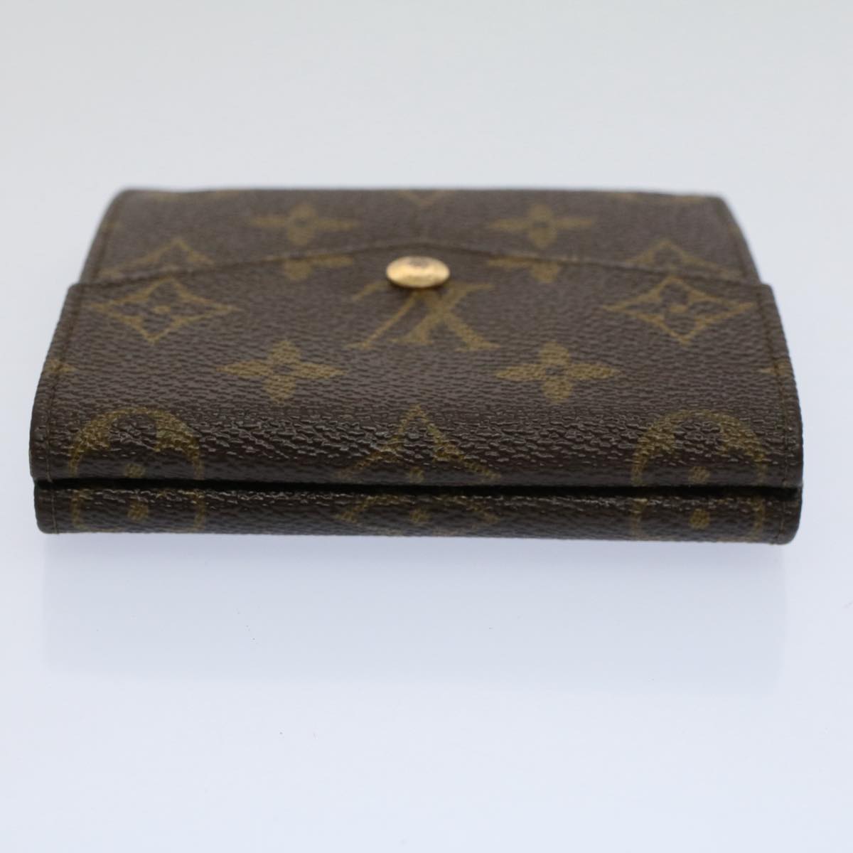 LOUIS VUITTON Monogram Porte Monnaie Bier Cartes Crdit Wallet M61652 Auth am5146