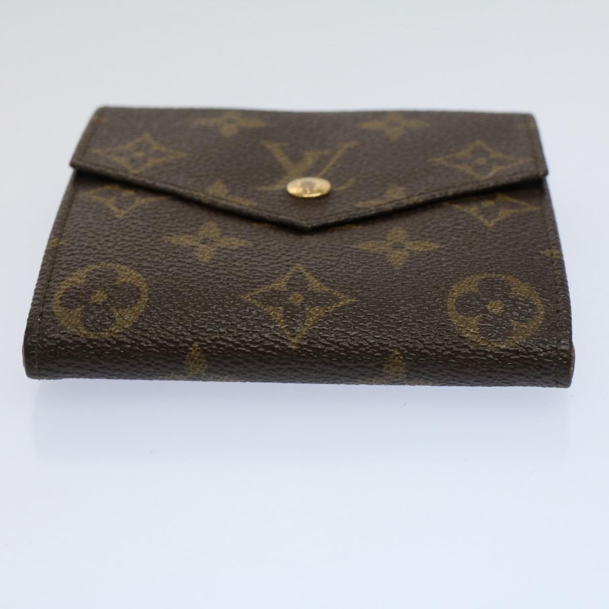 LOUIS VUITTON Monogram Porte Monnaie Bier Cartes Crdit Wallet M61652 Auth am5146