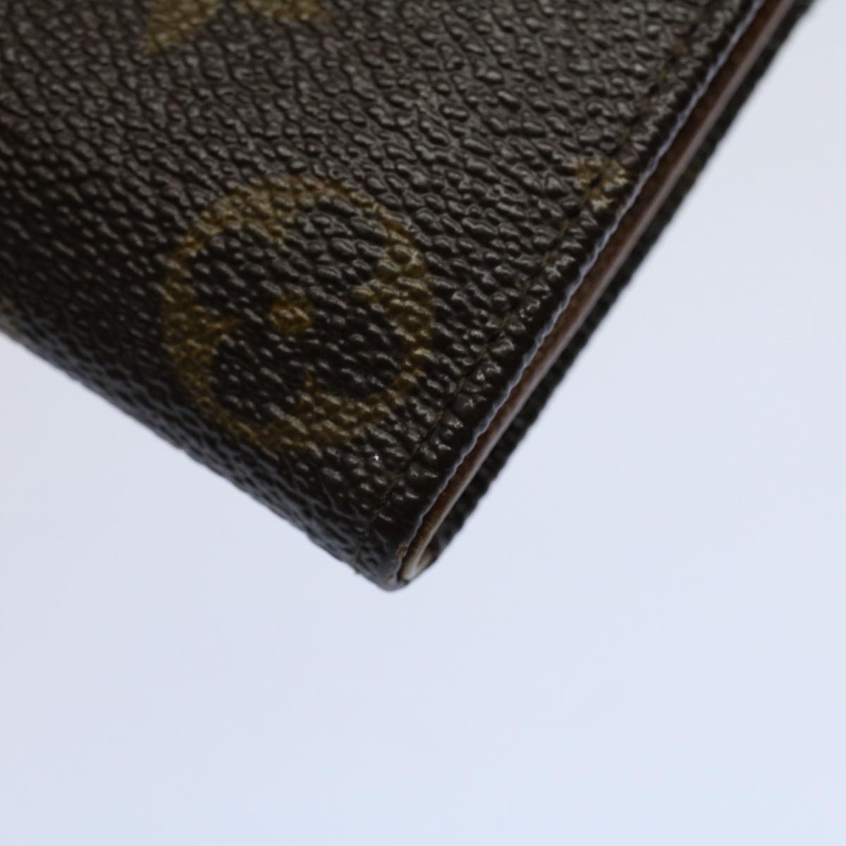 LOUIS VUITTON Monogram Porte Monnaie Bier Cartes Crdit Wallet M61652 Auth am5146