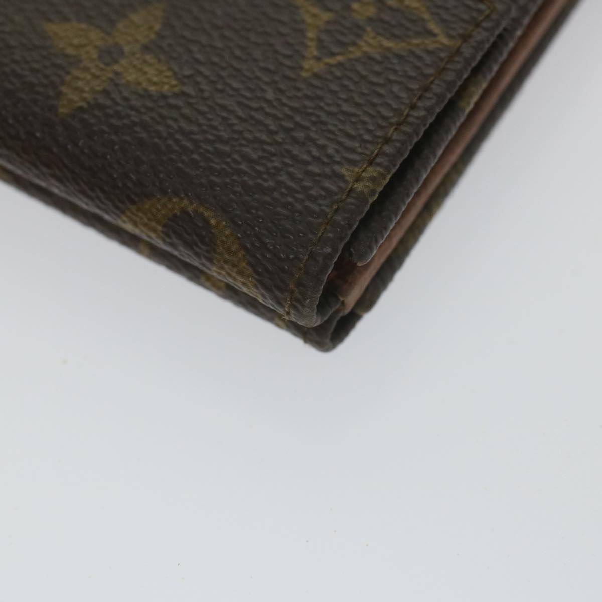 LOUIS VUITTON Monogram Porte Monnaie Bier Cartes Crdit Wallet M61652 Auth am5147