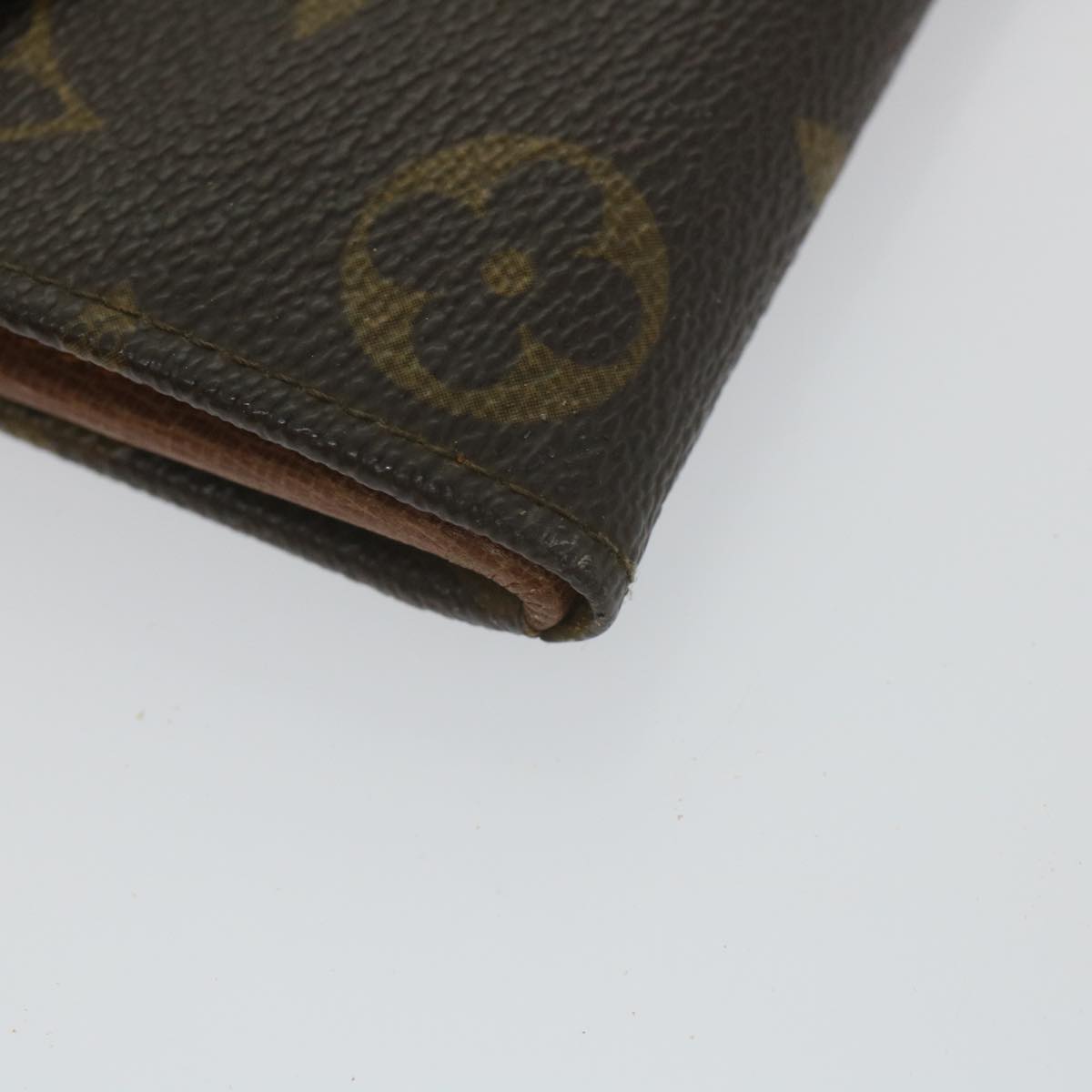 LOUIS VUITTON Monogram Porte Monnaie Bier Cartes Crdit Wallet M61652 Auth am5147