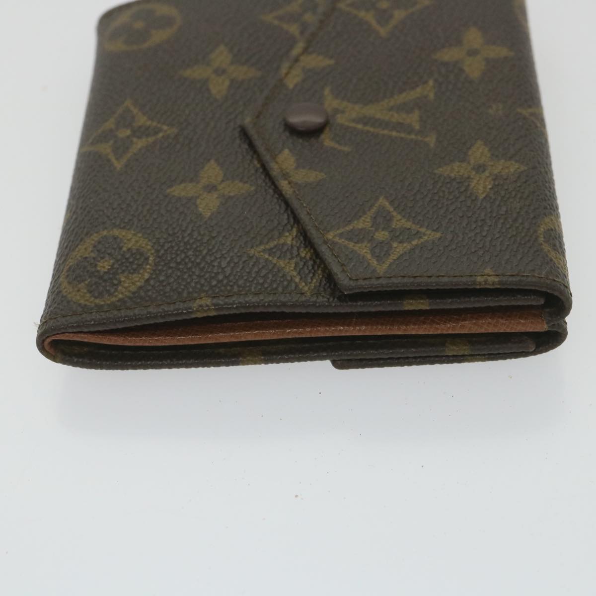 LOUIS VUITTON Monogram Porte Monnaie Bier Cartes Crdit Wallet M61652 Auth am5147