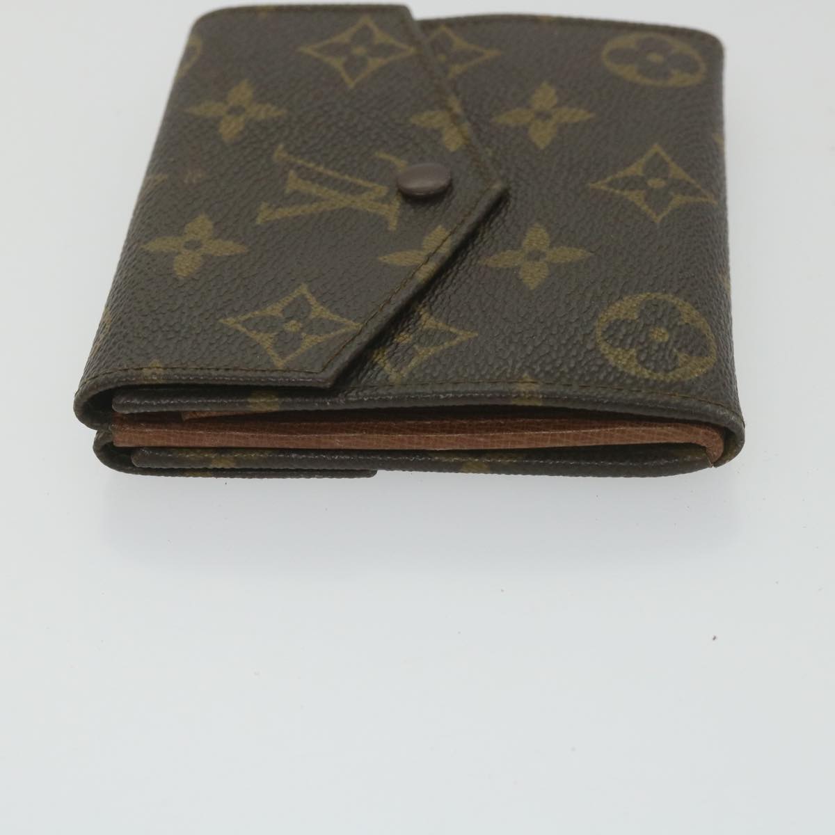 LOUIS VUITTON Monogram Porte Monnaie Bier Cartes Crdit Wallet M61652 Auth am5147