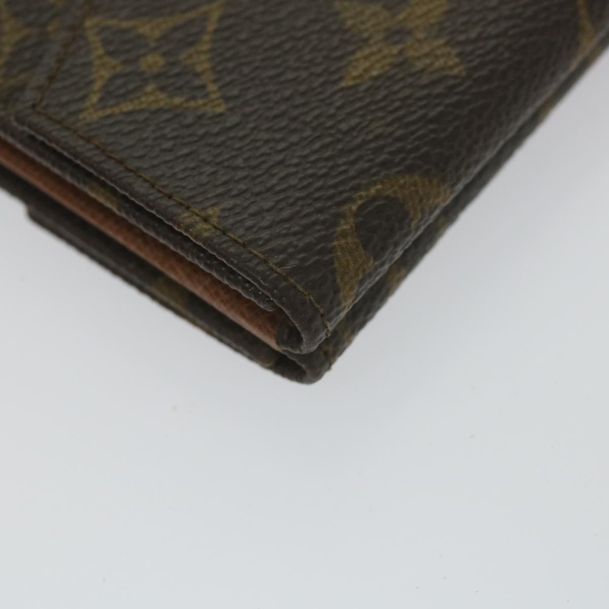 LOUIS VUITTON Monogram Porte Monnaie Bier Cartes Crdit Wallet M61652 Auth am5147