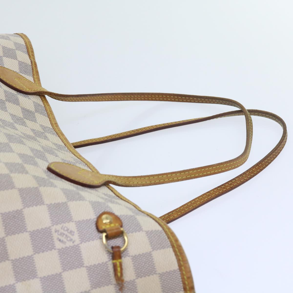 LOUIS VUITTON Damier Azur Neverfull MM Tote Bag N41605 LV Auth am5160