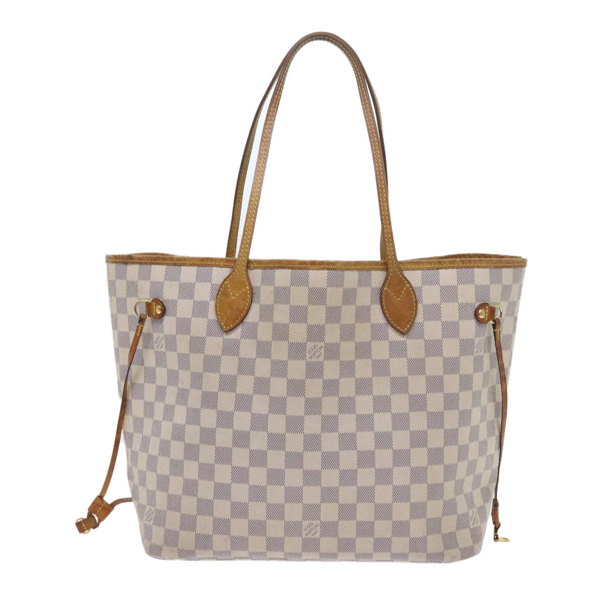 LOUIS VUITTON Damier Azur Neverfull MM Tote Bag N41605 LV Auth am5160