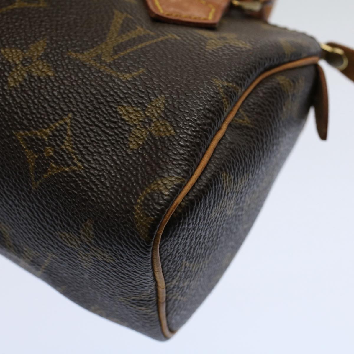 LOUIS VUITTON Monogram Mini Speedy Hand Bag M41534 LV Auth am5174