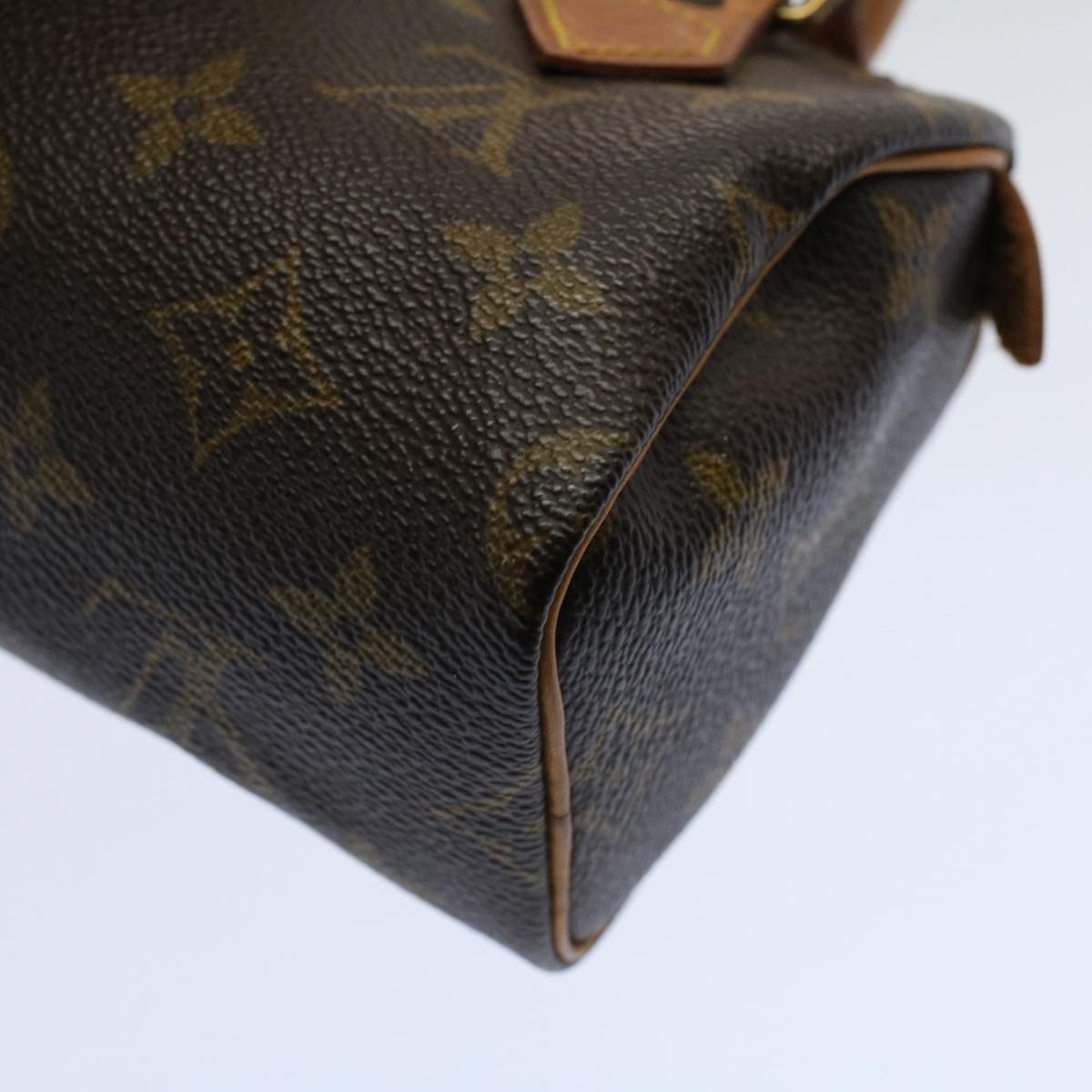 LOUIS VUITTON Monogram Mini Speedy Hand Bag M41534 LV Auth am5174