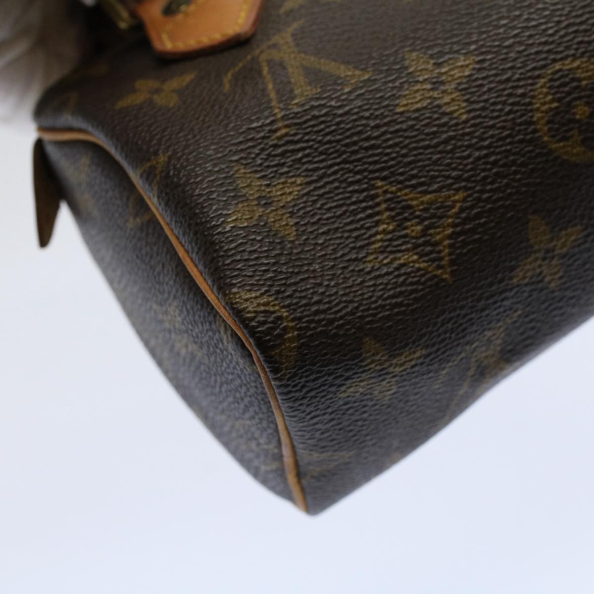 LOUIS VUITTON Monogram Mini Speedy Hand Bag M41534 LV Auth am5174