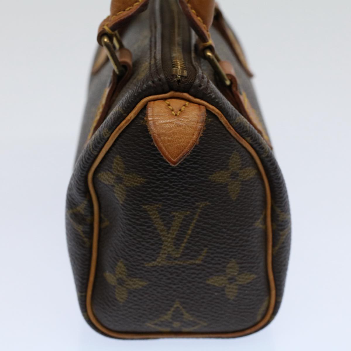 LOUIS VUITTON Monogram Mini Speedy Hand Bag M41534 LV Auth am5174