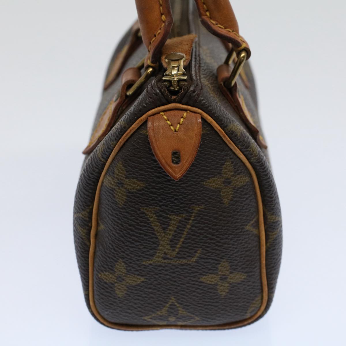 LOUIS VUITTON Monogram Mini Speedy Hand Bag M41534 LV Auth am5174