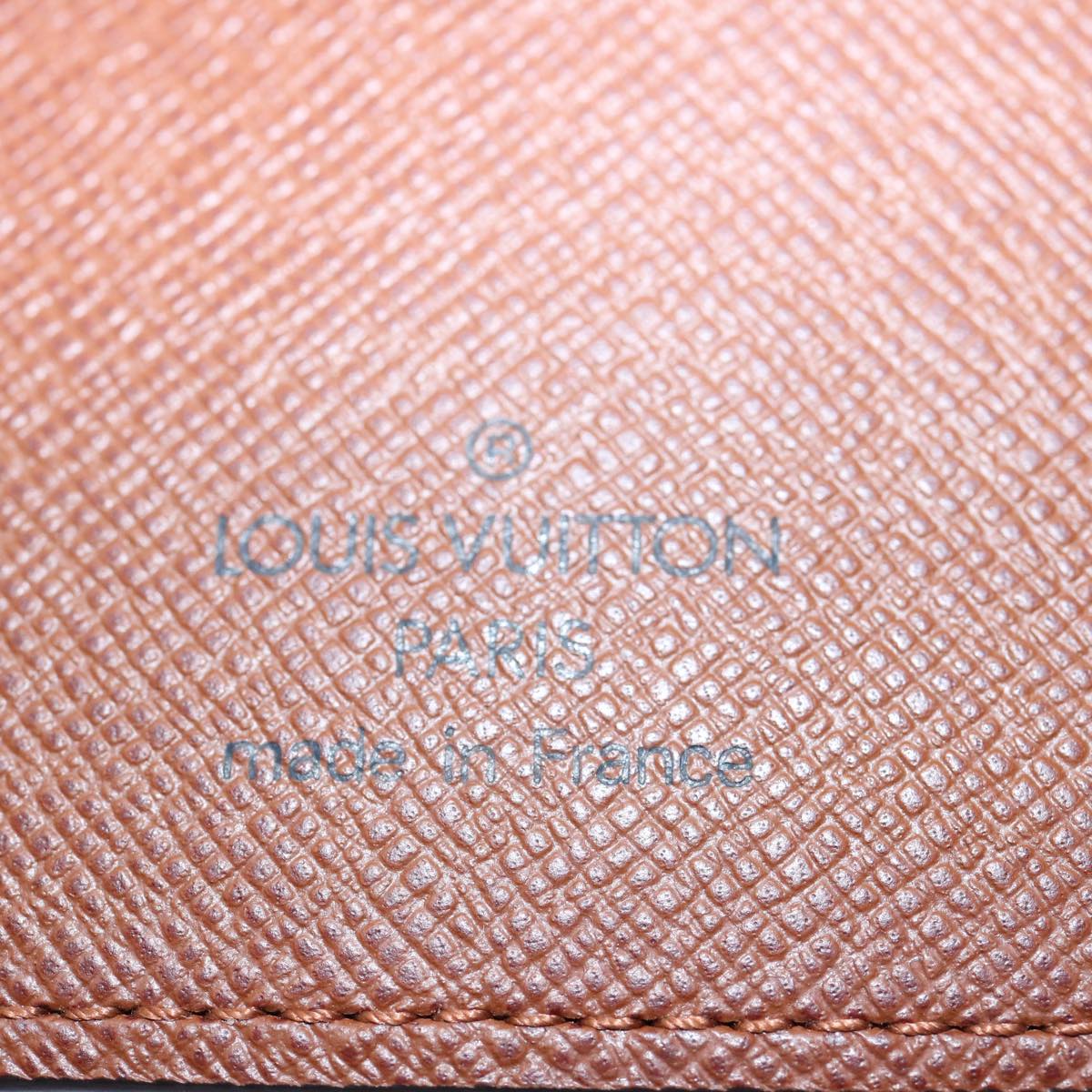 LOUIS VUITTON Monogram Porto Papie Zip Wallet M61207 LV Auth am5270