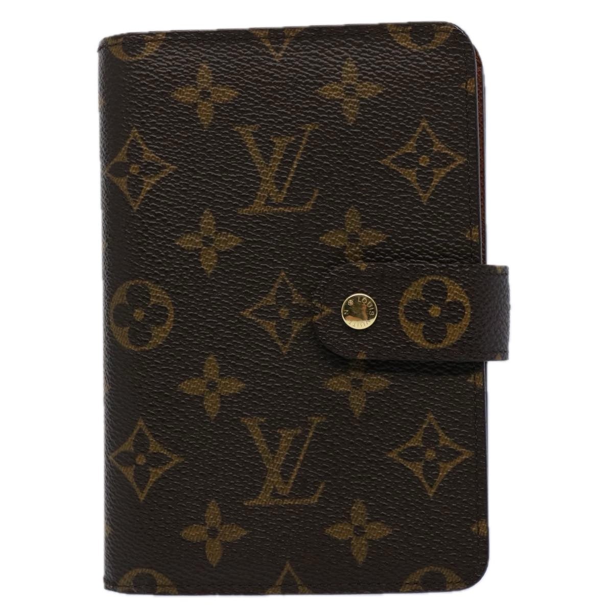 LOUIS VUITTON Monogram Porto Papie Zip Wallet M61207 LV Auth am5270