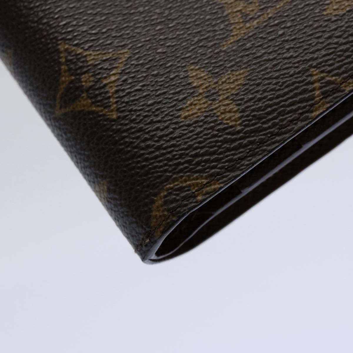 LOUIS VUITTON Monogram Porto Papie Zip Wallet M61207 LV Auth am5270