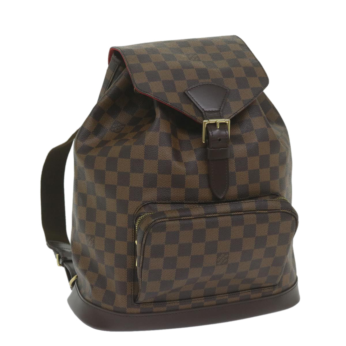 LOUIS VUITTON Damier Ebene Montsouris GM Backpack N51139 LV Auth am5291A