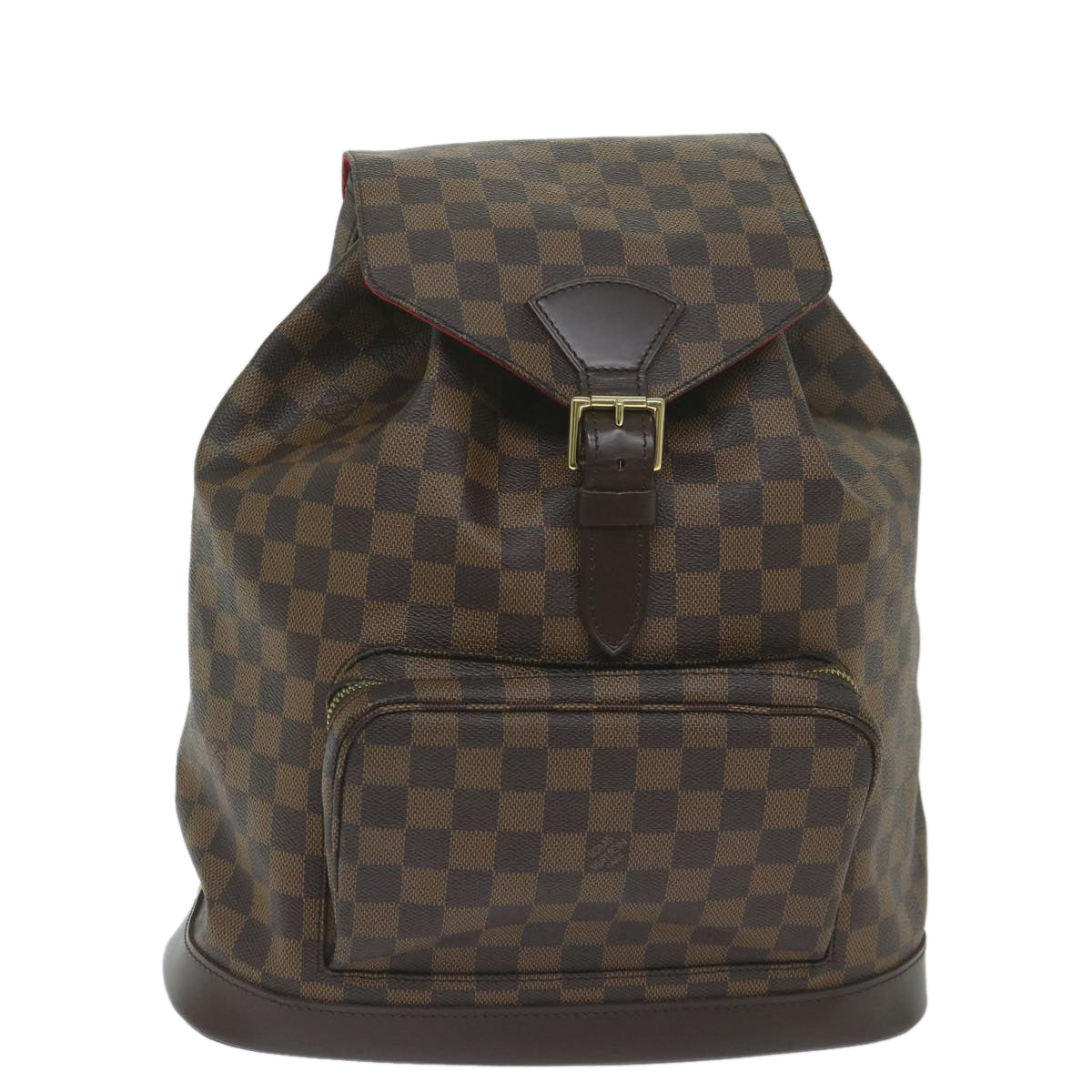 LOUIS VUITTON Damier Ebene Montsouris GM Backpack N51139 LV Auth am5291A