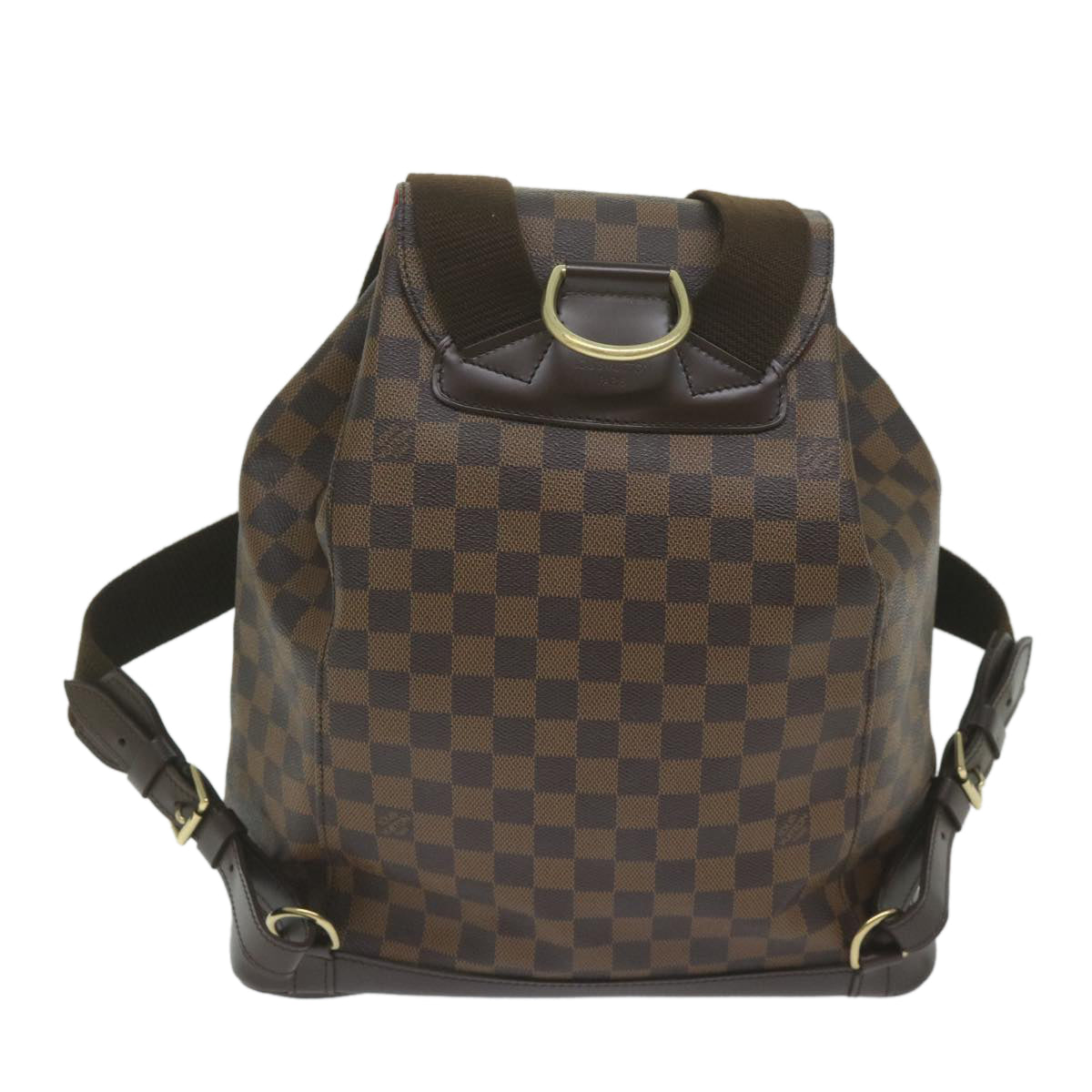 LOUIS VUITTON Damier Ebene Montsouris GM Backpack N51139 LV Auth am5291A