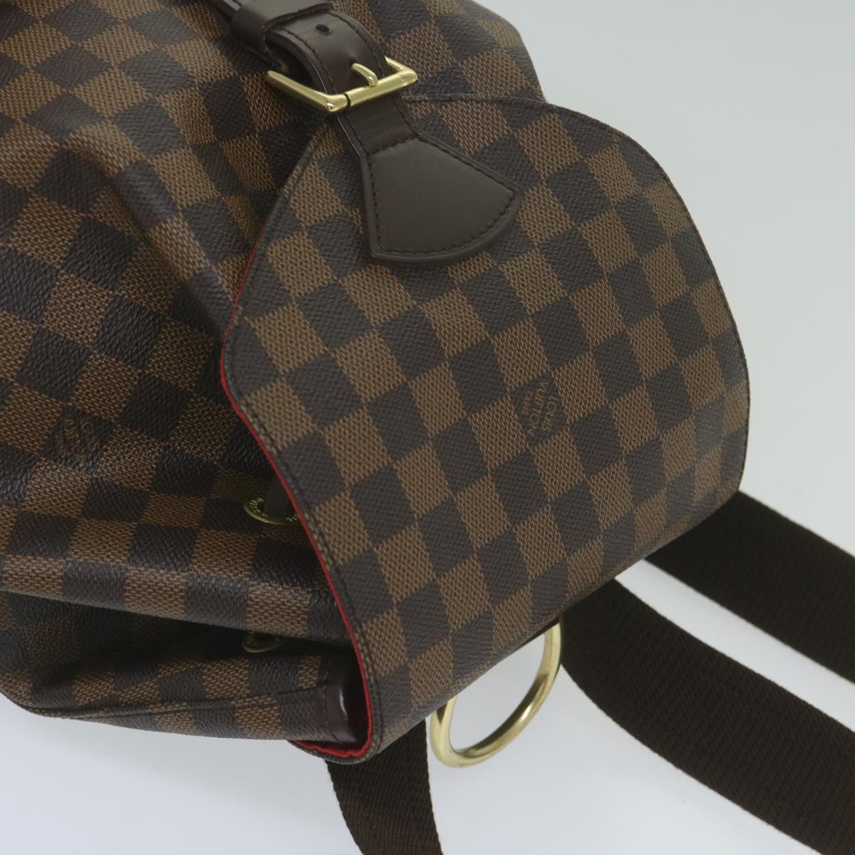 LOUIS VUITTON Damier Ebene Montsouris GM Backpack N51139 LV Auth am5291SAV
