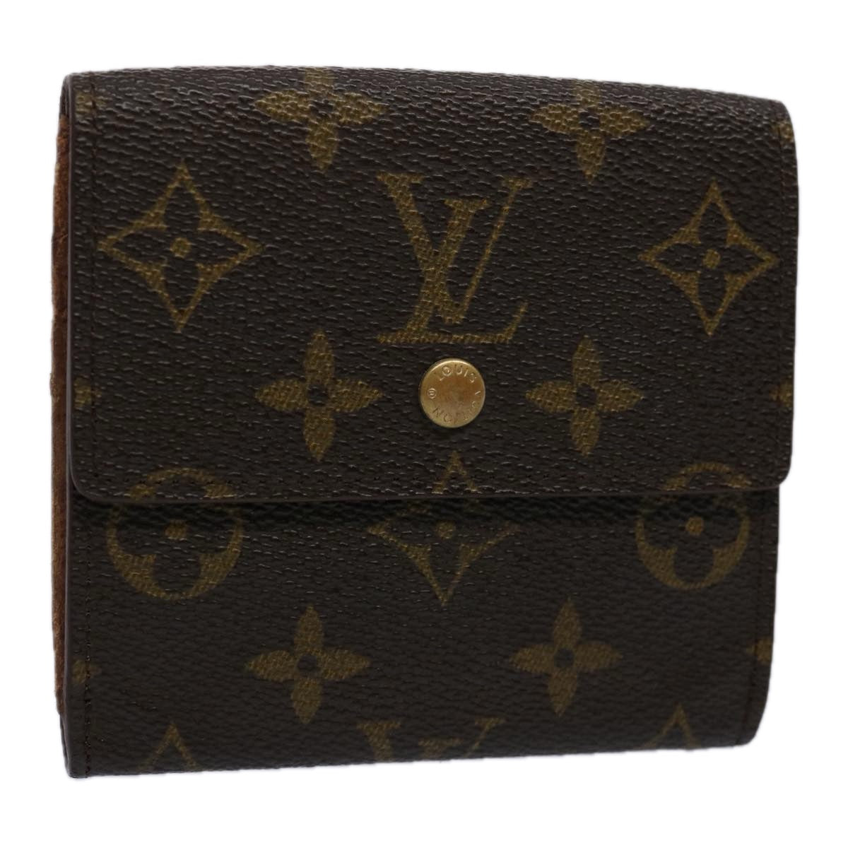 LOUIS VUITTON Monogram Porte Monnaie Bier Cartes Crdit Wallet M61652 Auth am5332