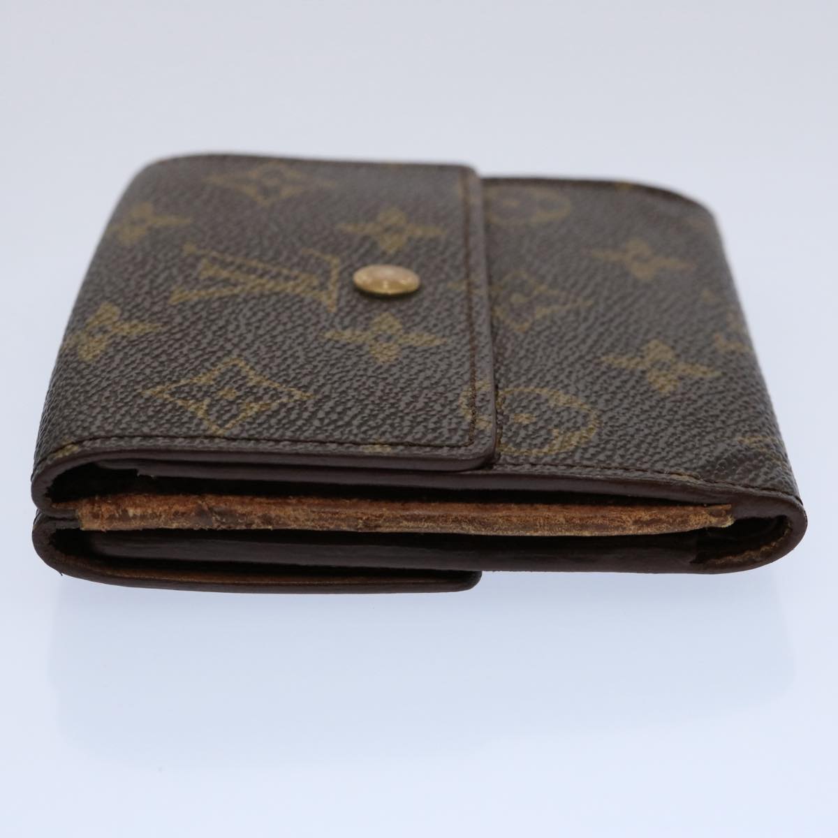 LOUIS VUITTON Monogram Porte Monnaie Bier Cartes Crdit Wallet M61652 Auth am5332