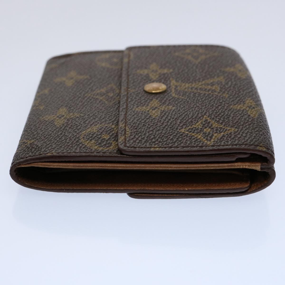 LOUIS VUITTON Monogram Porte Monnaie Bier Cartes Crdit Wallet M61652 Auth am5332