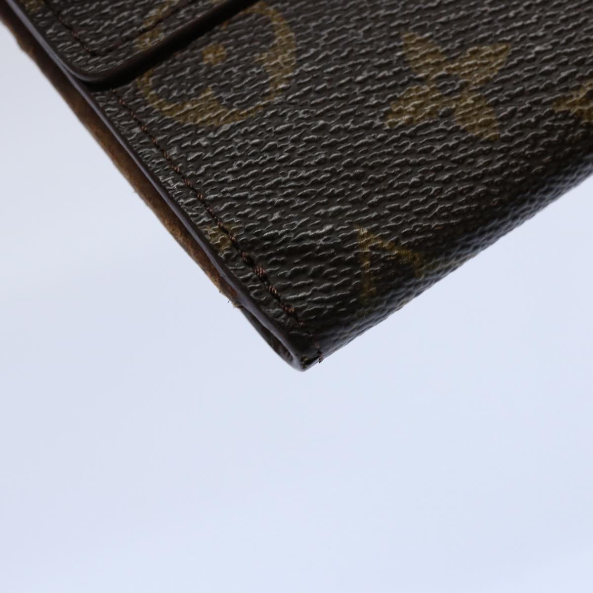 LOUIS VUITTON Monogram Porte Monnaie Bier Cartes Crdit Wallet M61652 Auth am5332