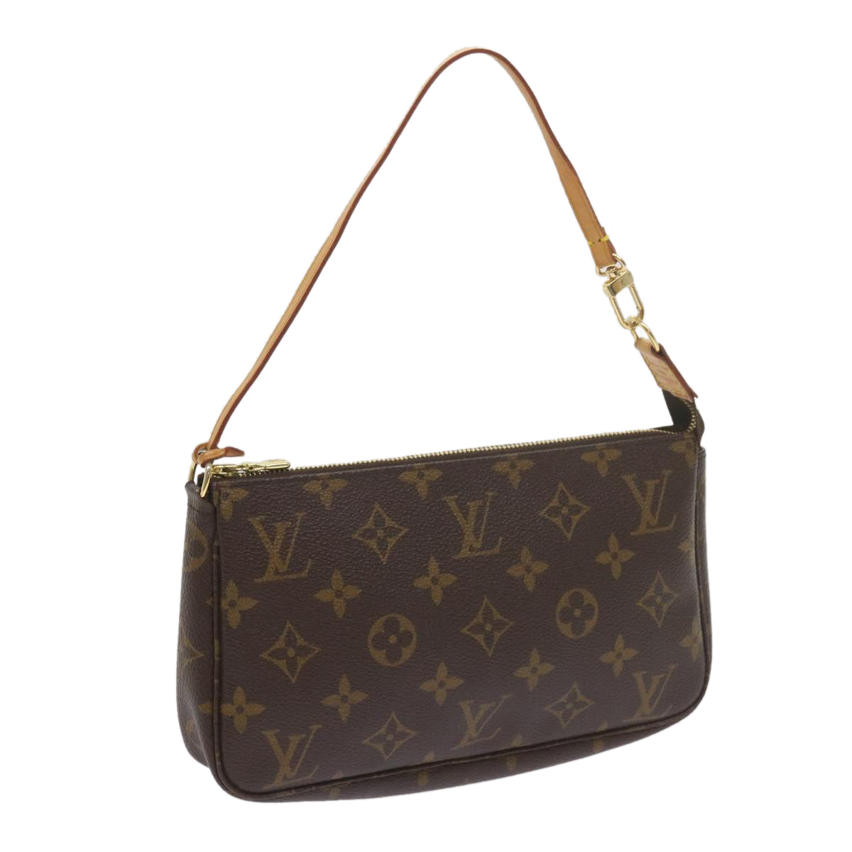 LOUIS VUITTON Monogram Pochette Accessoires Pouch M51980 LV Auth am5347