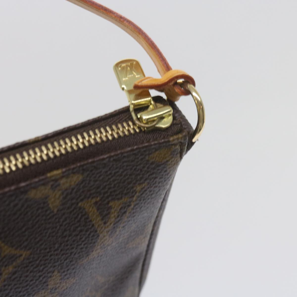 LOUIS VUITTON Monogram Pochette Accessoires Pouch M51980 LV Auth am5347