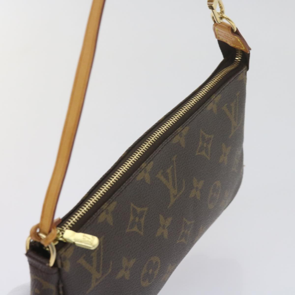 LOUIS VUITTON Monogram Pochette Accessoires Pouch M51980 LV Auth am5347