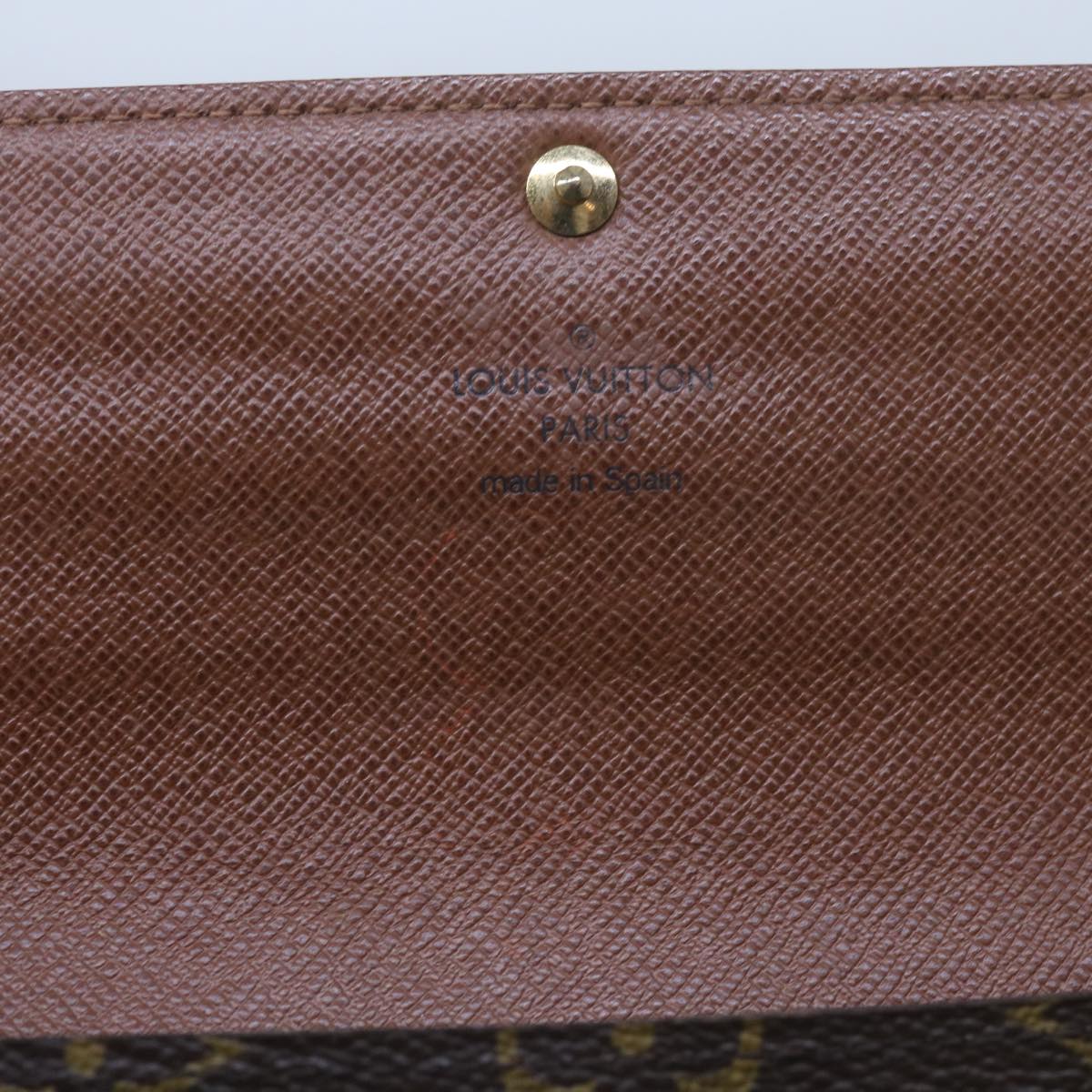 LOUIS VUITTON Monogram Portefeuille Sarah Long Wallet M60531 LV Auth am5355