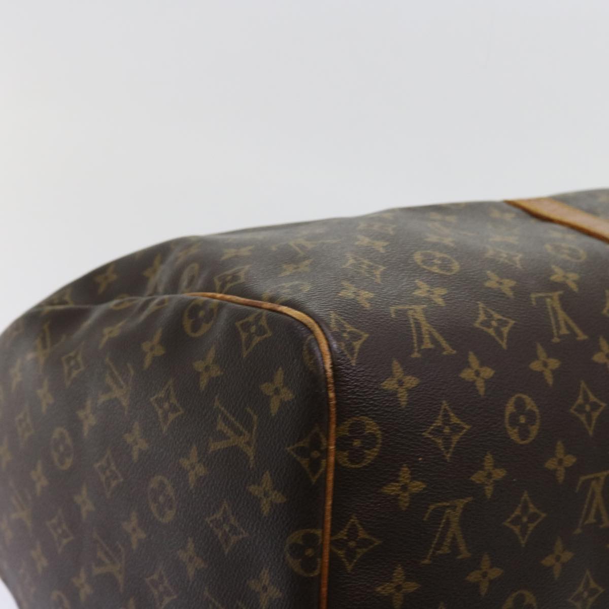 LOUIS VUITTON Monogram Keepall 55 Boston Bag M41424 LV Auth am5372