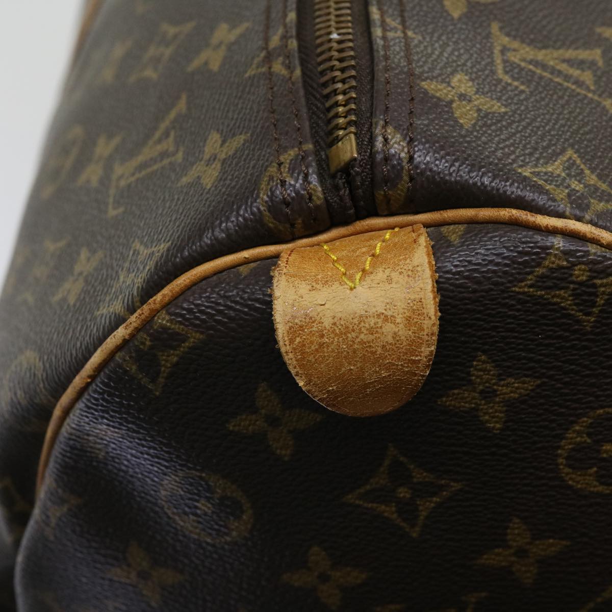 LOUIS VUITTON Monogram Keepall 55 Boston Bag M41424 LV Auth am5372