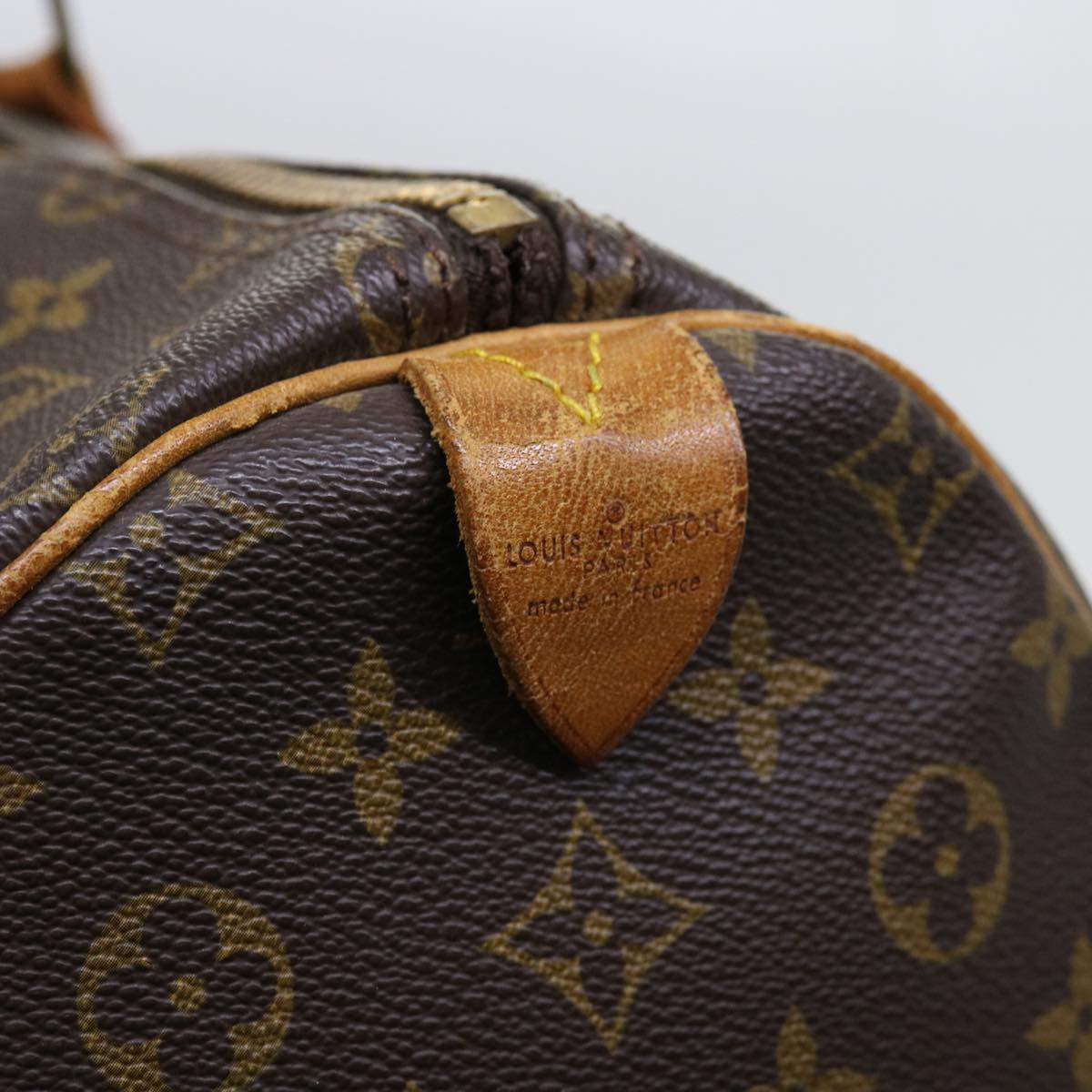 LOUIS VUITTON Monogram Keepall 55 Boston Bag M41424 LV Auth am5372