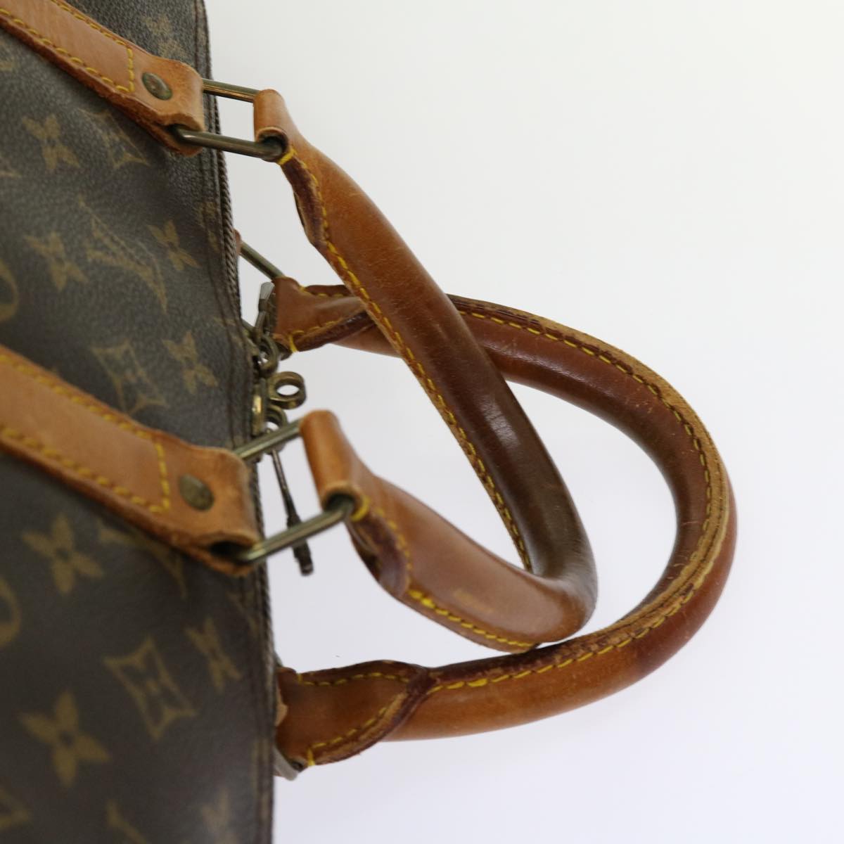 LOUIS VUITTON Monogram Keepall 55 Boston Bag M41424 LV Auth am5372