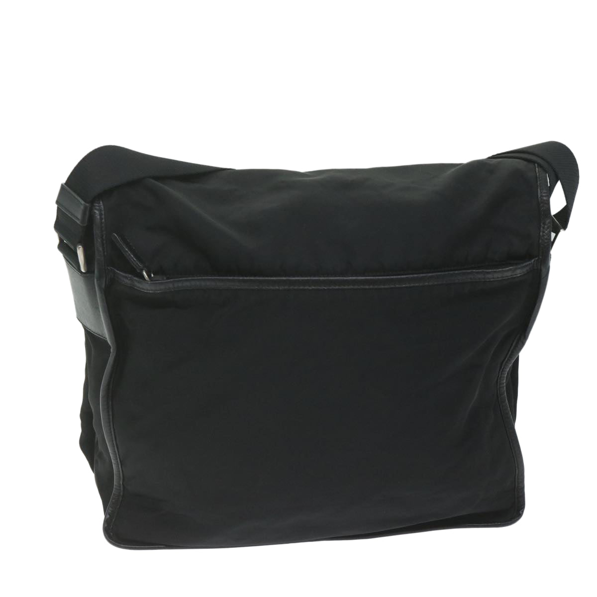 PRADA Shoulder Bag Nylon Black Auth am5455