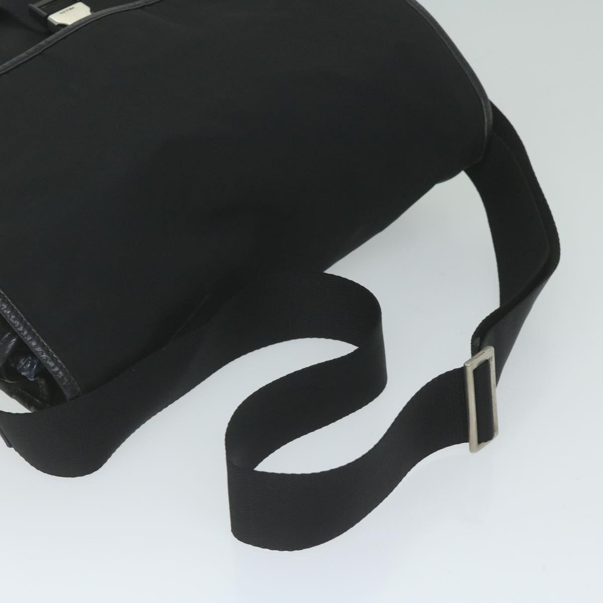 PRADA Shoulder Bag Nylon Black Auth am5455