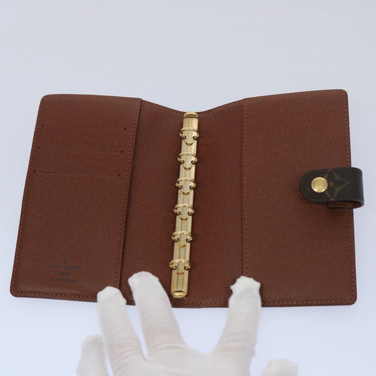 LOUIS VUITTON Monogram Agenda PM Day Planner Cover R20005 LV Auth am5496