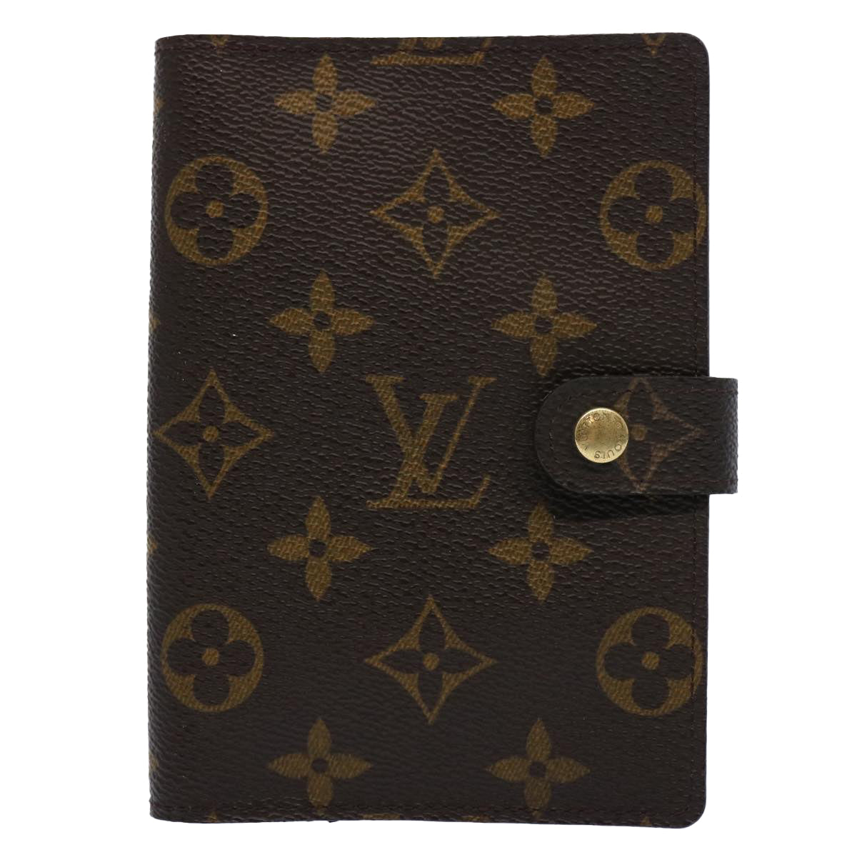 LOUIS VUITTON Monogram Agenda PM Day Planner Cover R20005 LV Auth am5496