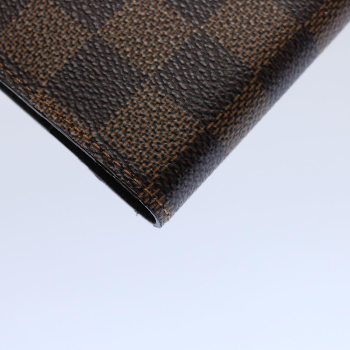 LOUIS VUITTON Damier Ebene Agenda PM Day Planner Cover R20700 LV Auth am5498