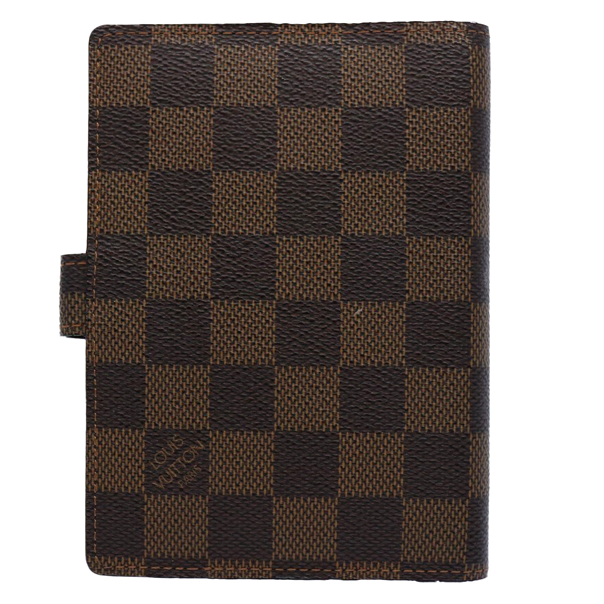 LOUIS VUITTON Damier Ebene Agenda PM Day Planner Cover R20700 LV Auth am5498