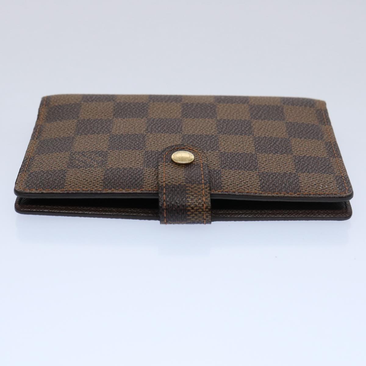 LOUIS VUITTON Damier Ebene Agenda PM Day Planner Cover R20700 LV Auth am5498