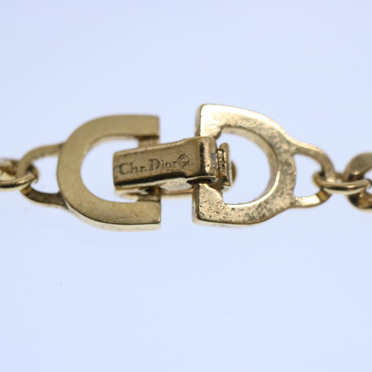 Christian Dior Bracelet metal Gold Auth am5524