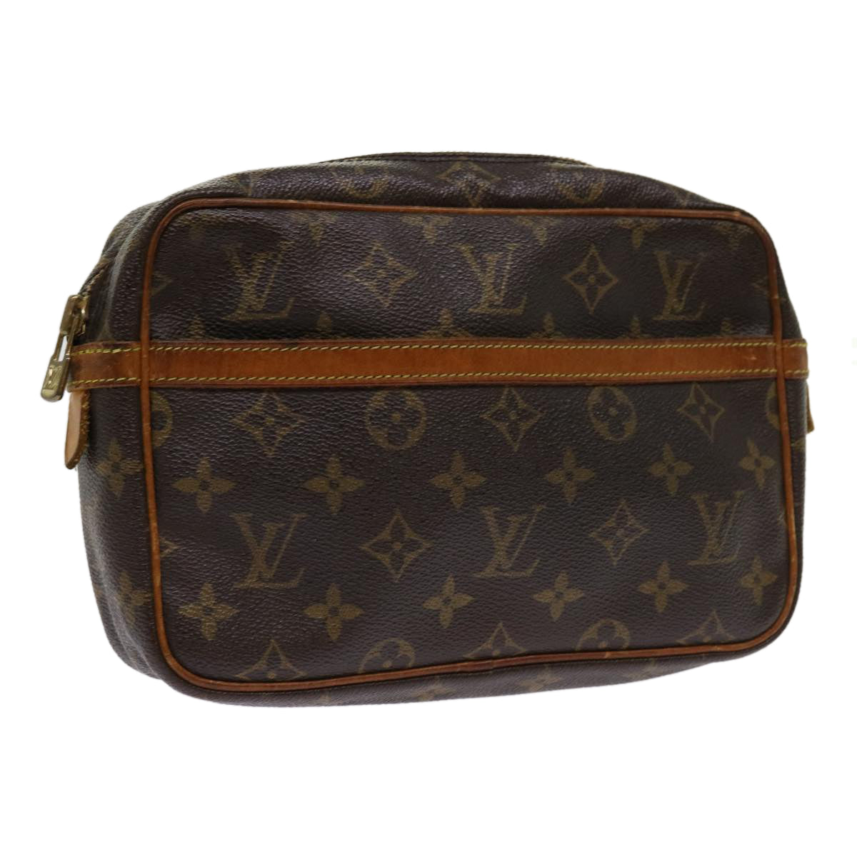 LOUIS VUITTON Monogram Compiegne 23 Clutch Bag M51847 LV Auth am5547