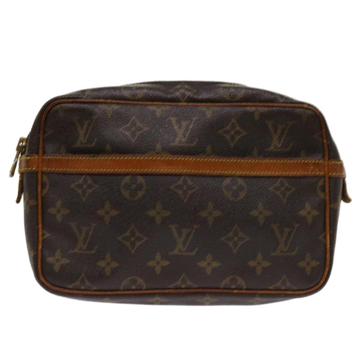 LOUIS VUITTON Monogram Compiegne 23 Clutch Bag M51847 LV Auth am5547