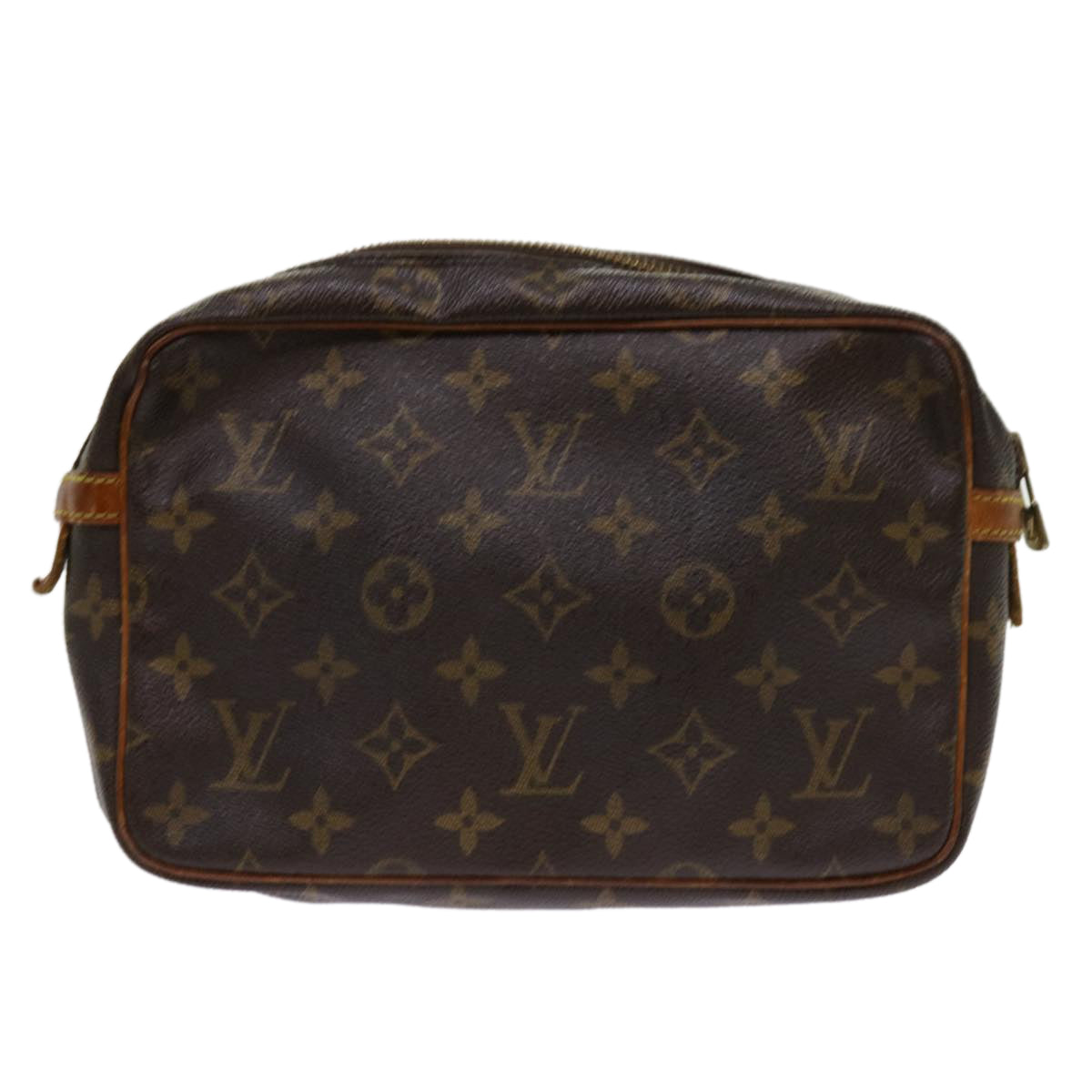 LOUIS VUITTON Monogram Compiegne 23 Clutch Bag M51847 LV Auth am5547