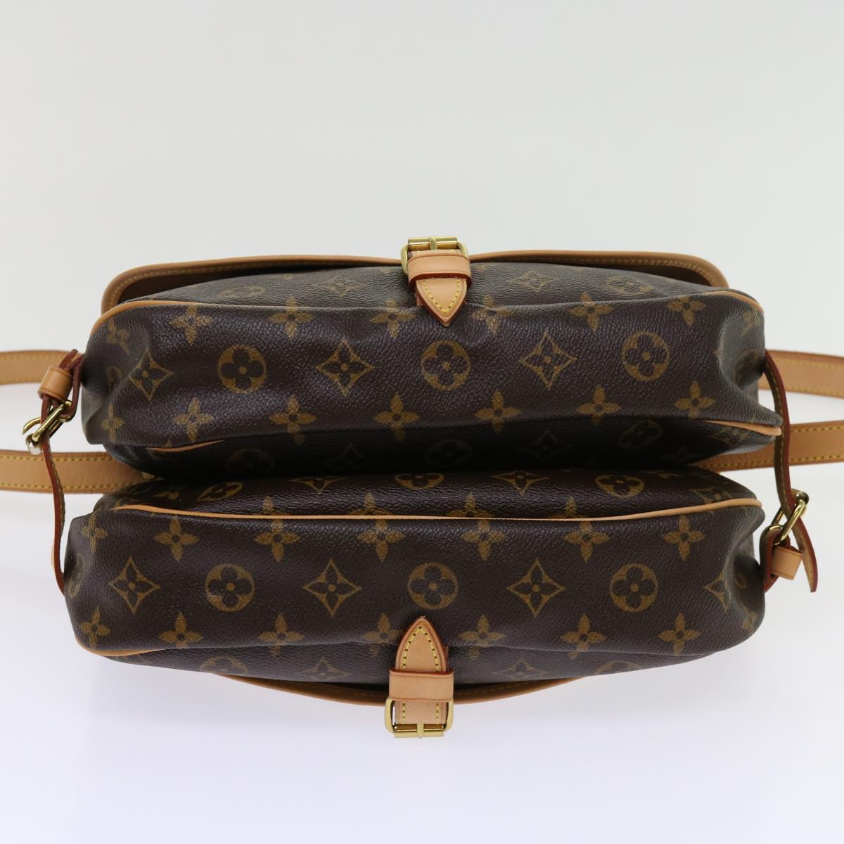 LOUIS VUITTON Monogram Saumur 30 Shoulder Bag M42256 LV Auth am5564